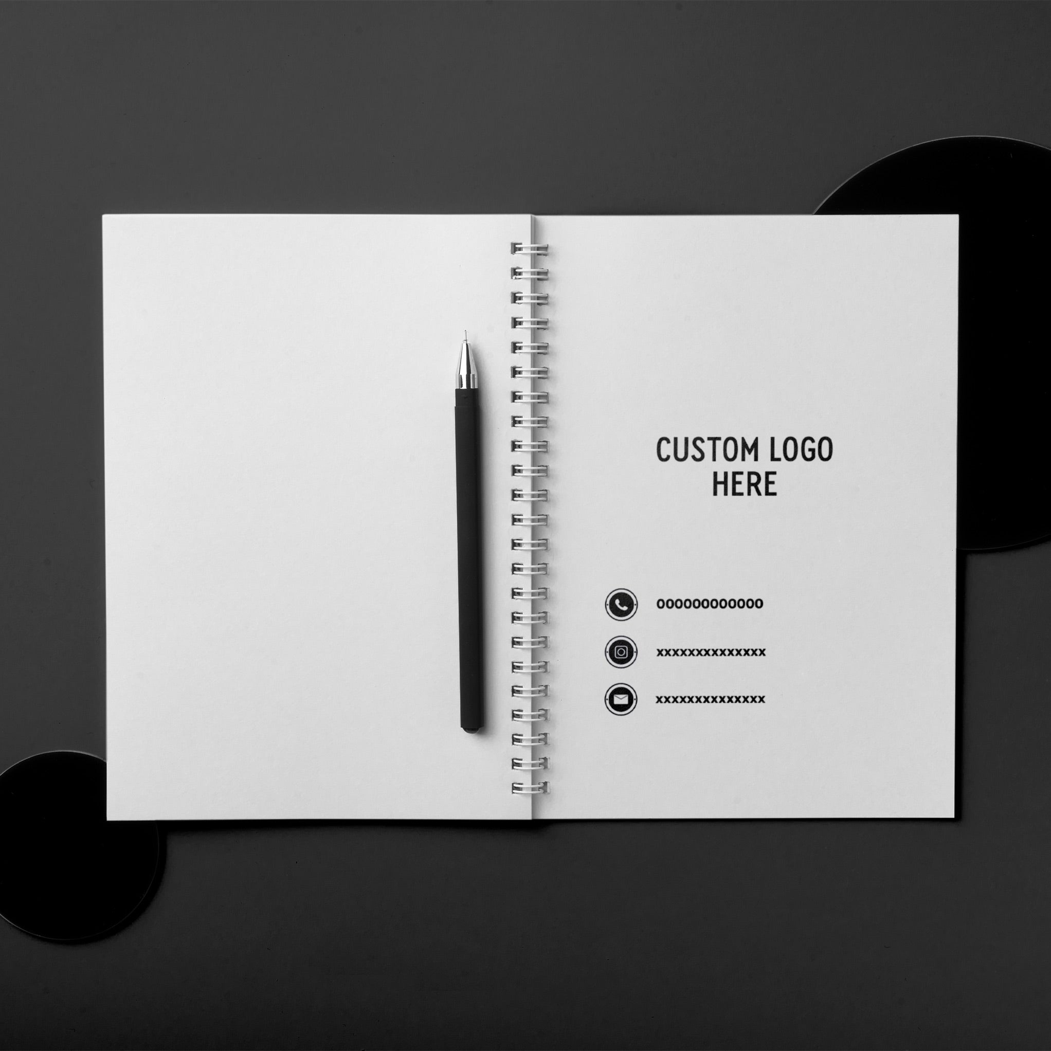Entry page, allowing preview of logo and entry page details.